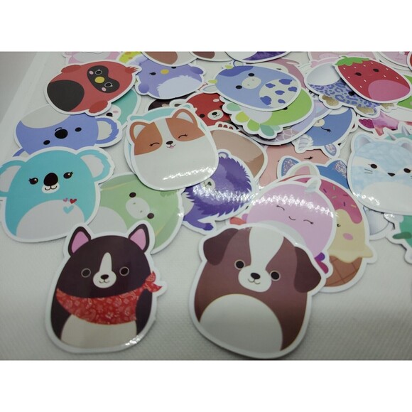 Squishmallow Vinyl Sticker Lot of 100 Various - Picture 4 of 7
